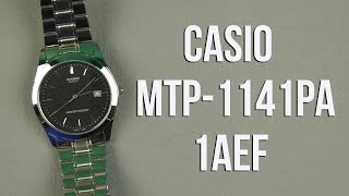 Распаковка CASIO MTP1141PA1AEF [upl. by Nagad442]