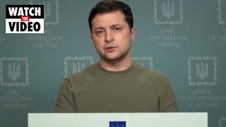 Volodymyr Zelensky says goodbye to EU leaders as Russia closes in on Kyiv [upl. by Pease719]