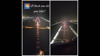 Cochin airport landing both runways comparison [upl. by Oesile]