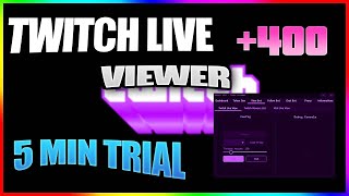 Twitch Live View Bot  Chat Bot  2024 Working   link in description [upl. by Kcirddor478]