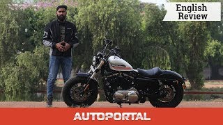 HarleyDavidson FortyEight Special  English Review  Autoportal [upl. by Ayahsey]