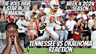 Reaction To 6 Tennessee Vs 15 Oklahoma Full Game Highlights  2024 College Football Highlights [upl. by Oiciruam]