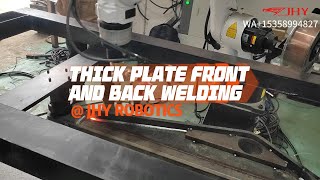 THICK PLATE FRONT AND BACK SIDE WELDING [upl. by Karr]