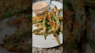 Air Fryday Green bean FRIES food shorts [upl. by Nehemiah]