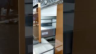 3 Drawer unit in semi modular kitchen with cutlery tray [upl. by Eicyac]