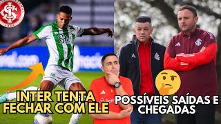 INTER QUER FECHAR COM ELE  POSSÍVEIS SAÍDAS E CHEGADAS MOVIMENTAM O BEIRARIO [upl. by Ynohtn]