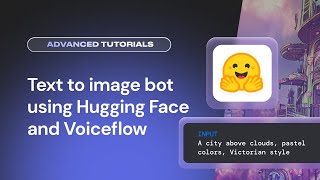 Doing text 2 image in Voiceflow using Hugging Face [upl. by Alinoel415]