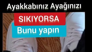 Ayakkabı Genişletme Yöntemi Ayakkabı Nasıl Genişler En Basit Ayakkabı Büyütme Yöntemi [upl. by Ecyar]