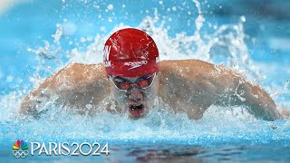 China edges Team USA France in the CLOSEST OF FINISHES to 4x100m medley relay  Paris Olympics [upl. by Calan]