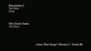 Tan Base  Army Men Sarges Heroes 2 PS2 Track 08 [upl. by Peatroy]