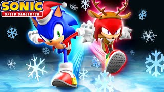 ROBLOX 192 🎄Xmas Sonic Speed Simulator [upl. by Kralc]