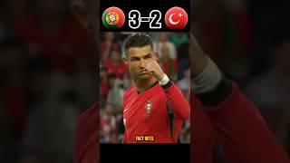 Portugal🇵🇹 🆚 Turkey🇹🇷Imaginary Final football urcristiano final fifa shorts video FactIntel [upl. by Gnouhp]