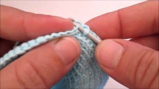 DIY TUTO CROCHET APPRENDRE LA MAILLE COULEE [upl. by Ynney827]