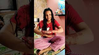 Karwachauth Ki Mahndi shortvideosarekh vlogs [upl. by Brunell550]