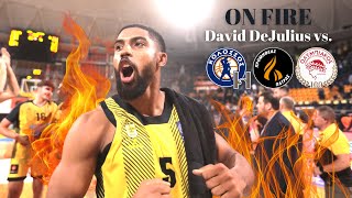 David DeJulius Aris Thessaloniki vs Kolossos  Promitheas  Olympiacos 202425 Highlights [upl. by Isadore]