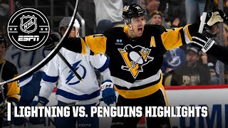 Tampa Bay Lightning vs Pittsburgh Penguins  Full Game Highlights  NHL on ESPN [upl. by Atnim95]