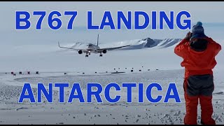 Icelandair B767 Landing in Antarctica [upl. by Assir]