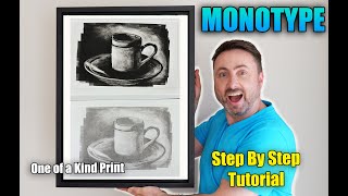 Monotype Print HD 1080p art monotype print teaching [upl. by Nuahsor156]