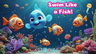 Swim Like a Fish Fun Ocean Song for Kids  BopBop Song [upl. by Halyak]