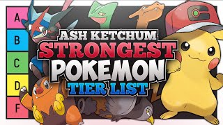 Ash Ketchum STRONGEST Pokémon Tier List [upl. by Vanda513]