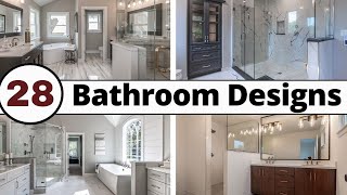 Bathroom Remodel Ideas 28 Beautiful Designs for Some Remodeling Inspiration [upl. by Bik]