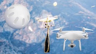 How to Crash Your Drone with a Wiffle Ball [upl. by Retsae]