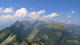 4K Hoher Kasten Appenzell amp StGallen SWITZERLAND アルプス山脈 [upl. by Pallaton]