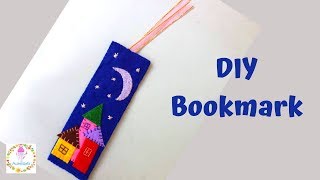 DIY An Easy Bookmark  Felt Bookmark  Easy Craft [upl. by Adamski657]