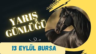 13 EYLÜL BURSA AT YARIŞI TAHMİNLERİ🐎🐎🐎 [upl. by Llieno]