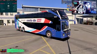 🚌 NEW VOLVO 9800 DD VLV B13R V4 3  Real Emergency Euro Truck Simulator2 150 [upl. by Ainecey]