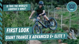 Giant Trance X Advanced E Elite 1  First Look  Topline Review [upl. by Ttayh704]