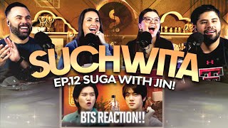 BTS quotSuchwita Ep 12 Suga with Jinquot Reaction  Can’t help but love this guy 😊  Couples React [upl. by Adgam823]