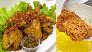 AYAM GORENG OPOR DENGAN KREMESAN SUPER CRISPY [upl. by Icats638]