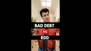 Difference between Bad Debt and Provision for Doubtful Debt RDD  Journal Entry  shorts [upl. by Braasch388]