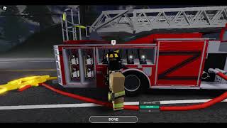 Roblox Maple County Fairfield fire department There is fire on the house roof l am putting this out [upl. by Mauldon]