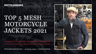 Top 5 mesh motorcycle jackets 2021 [upl. by Nimad574]