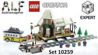 Lego Creator 10259 Winter Village Station Speed Build [upl. by Gaul]