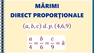 Marimi direct proportionale [upl. by Willmert]