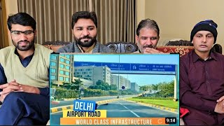 New India Stunning World Class Airport Road Dnternational Domestic Airport pakistanreaction [upl. by Watts]