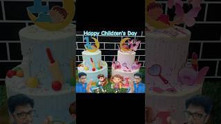 Happy Childrens Day Lucky Customer  Twins Birthday  Cricket Theme  Makeup Cake  Happyoi [upl. by Adas]