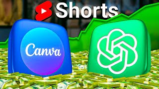 CRAZY 1000 YouTube Shorts in 17 MINUTES Using AI Canva  ChatGPT [upl. by Naivaj]