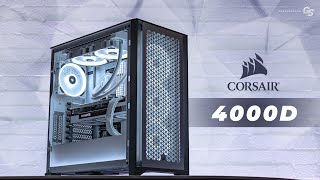 Corsair 4000D Gigabyte VISION Build Shot On The New LUMIX S5 [upl. by Willett]