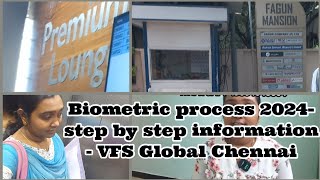 Biometric process for Canada visa 2024  VFS biometric step by step process [upl. by Tertias495]