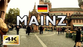 【4K】 Mainz 🇩🇪 Germany  City Walking Tour [upl. by Heinrich]