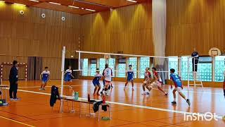 Ysaac PHA CF volley M18 VBC Francheville Vs Asul [upl. by Katerina]