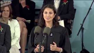 Undergraduate Speaker Sarah Abushaar  Harvard Commencement 2014 [upl. by Ephraim338]