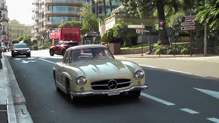 Supercars in Monaco vol108  Carrera GT Huracan STO 300 SL Flaminia Zagato [upl. by Dub]