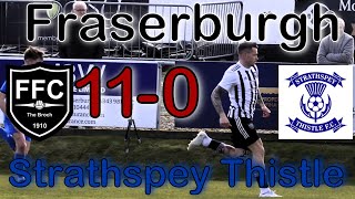 110 win to end the season  Fraserburgh v Strathspey Thistle [upl. by Krongold607]