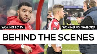 Behind The Scenes  Woking 02 Watford [upl. by Llednohs]