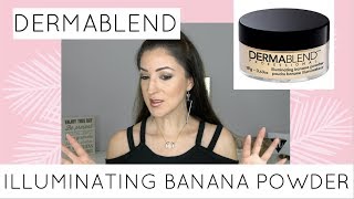 Dermablend Illuminating Banana Powder Review [upl. by Althee511]